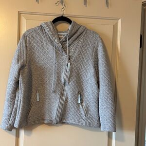 Bench Heather Gray Quilted Hoodie
